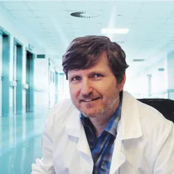 Dr Lukáš Galek at the orthopaedic facility